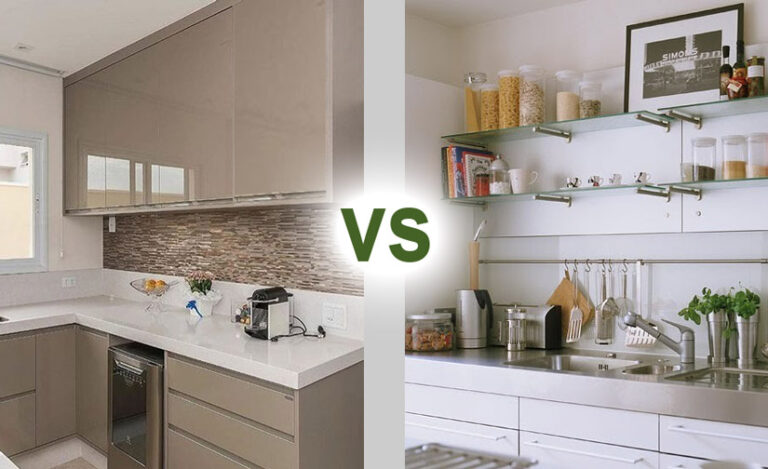 Kitchen Rack vs. Cabinet Design